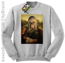 Mona Lisa Chewbacca CZUBAKA - Bluza męska standard bez kaptura melanż