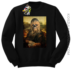 Mona Lisa Chewbacca CZUBAKA - Bluza męska standard bez kaptura czarna 