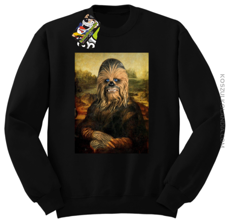 Mona Lisa Chewbacca CZUBAKA - Bluza męska standard bez kaptura
