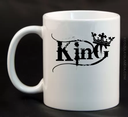 King Simple - Kubek ceramiczny biały 