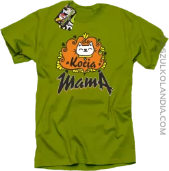 Kocia Mama - Koszulka męska kiwi