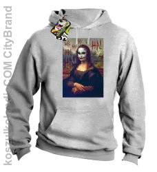 Mona Lisa Hello Jocker - Bluza męska z kapturem melanż 