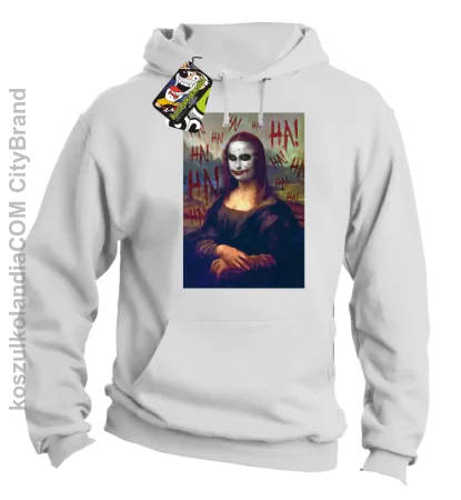 Mona Lisa Hello Jocker - Bluza męska z kapturem