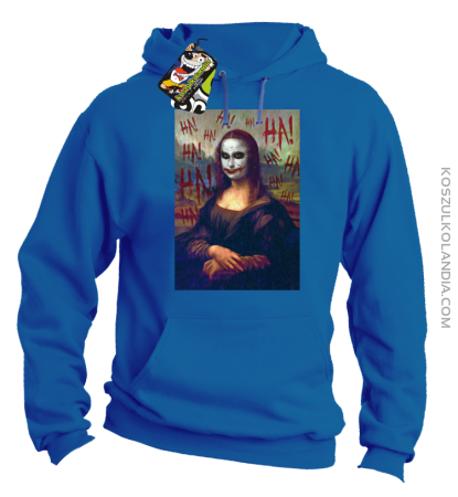 Mona Lisa Hello Jocker - Bluza męska z kapturem
