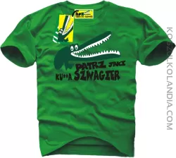 Alligator from Illinois nie Forfiter! Patrz jaki ku**a Szwagier  koszulka męska Nr KODIA00084