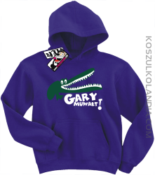 Gary Muwałt - zabawna bluza dziecięca - fioletowy