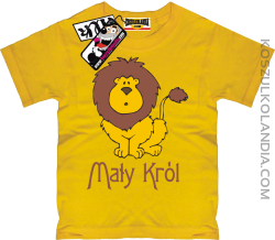 Mały Król - koszulka dziecięca - żółty
