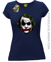 Joker Face Logical - koszulka damska granatowa