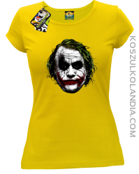 Joker Face Logical - koszulka damska żółta