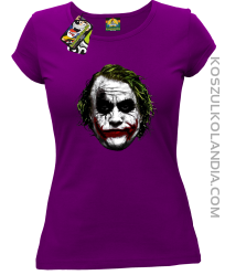Joker Face Logical - koszulka damska fioletowa