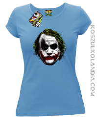 Joker Face Logical - koszulka damska błękitna