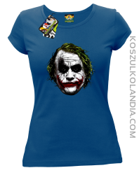 Joker Face Logical - koszulka damska niebieska