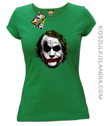 Joker Face Logical - koszulka damska zielona
