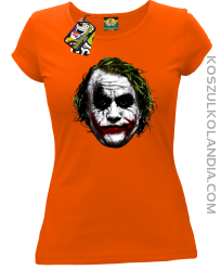 Joker Face Logical - koszulka damska pomarańczowa