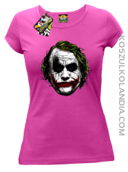 Joker Face Logical - koszulka damska fuksja