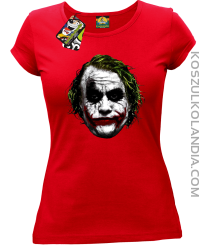Joker Face Logical - koszulka damska czerwona