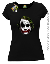 Joker Face Logical - koszulka damska czarna