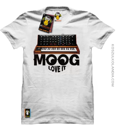 Moog Syntezator Retro - koszulka męska  