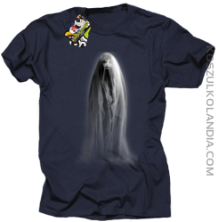 Ghost Margareth - koszulka męska z duchem granatowa