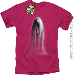 Ghost Margareth - koszulka męska z duchem fuksja