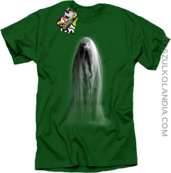 Ghost Margareth - koszulka męska z duchem zielona