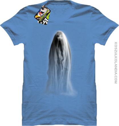 Ghost Margareth - koszulka męska z duchem błękitna