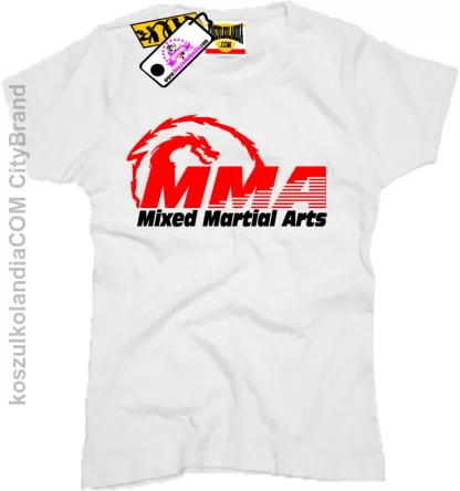 MMA Mixed Mantial Arts Smok - Koszulka Damska