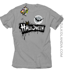 Halloween Standard Scenery - koszulka męska melanż 