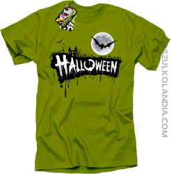 Halloween Standard Scenery - koszulka męska kiwi