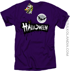 Halloween Standard Scenery - koszulka męska fioletowa