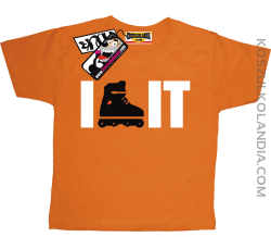 I like it - koszulka dziecięca - pomarańczowy