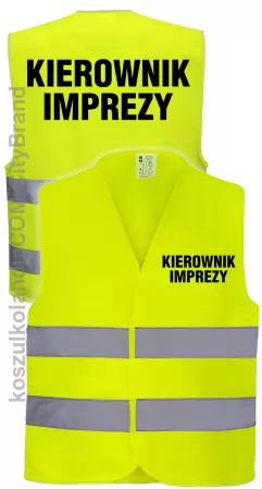 Kierownik Imprezy - kamizelka odblaskowa