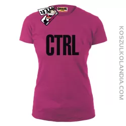 CTRL - koszulka damska - różowy