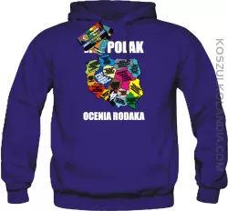 JAK POLAK OCENIA RODAKA Mapa Województw Polski - bluza z nadrukiem 2 bluzy z nadrukiem nadruk