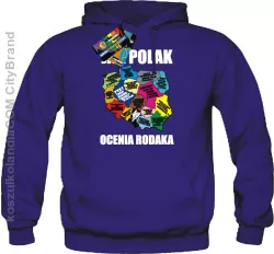 JAK POLAK OCENIA RODAKA Mapa Województw Polski - bluza z nadrukiem 2 bluzy z nadrukiem nadruk