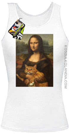 Mona Lisa z kotem - Top damski