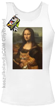 Mona Lisa z kotem - Top damski