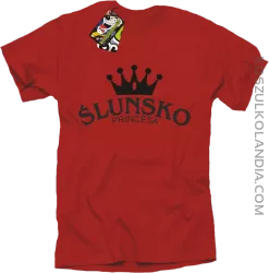 Ślunsko princesa - Koszulka STANDARD red