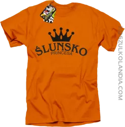 Ślunsko princesa - Koszulka STANDARD pomarańcz