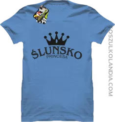 Ślunsko princesa - Koszulka STANDARD błękit