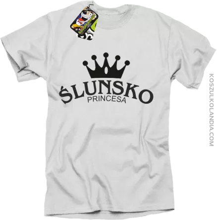 Ślunsko princesa - Koszulka STANDARD biała