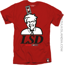 LSD Beffy - Koszulka męska czerwona