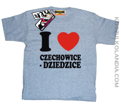 I love Czechowice-Dziedzice - koszulka dziecięca- melanżowy