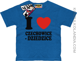 I love Czechowice-Dziedzice - koszulka dziecięca - niebieski