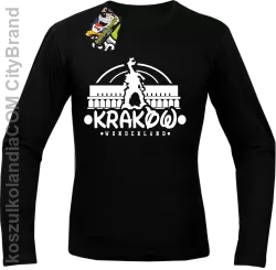 Kraków wonderland - Longsleeve męski czarny 