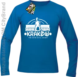 Kraków wonderland - Longsleeve męski niebieski