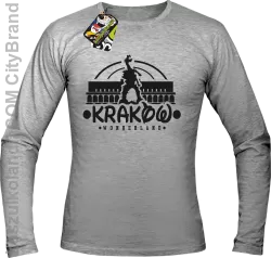 Kraków wonderland - Longsleeve męski melanż 