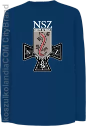 NSZ Narodowe Siły Zbrojne - Longsleeve dziecięcy niebieski