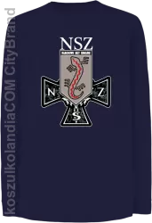 NSZ Narodowe Siły Zbrojne - Longsleeve dziecięcy granat