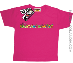 Przedszkolak - super tshirt dziecięcy różowy